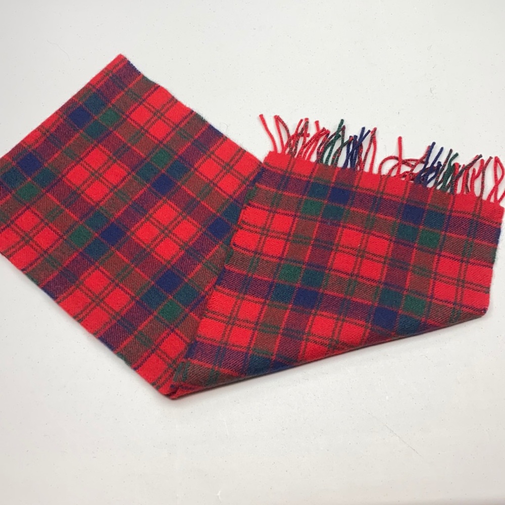 James Pringle Weavers Lamb's Wool Tartan Scarf, 11.5" X 36",  *P1057